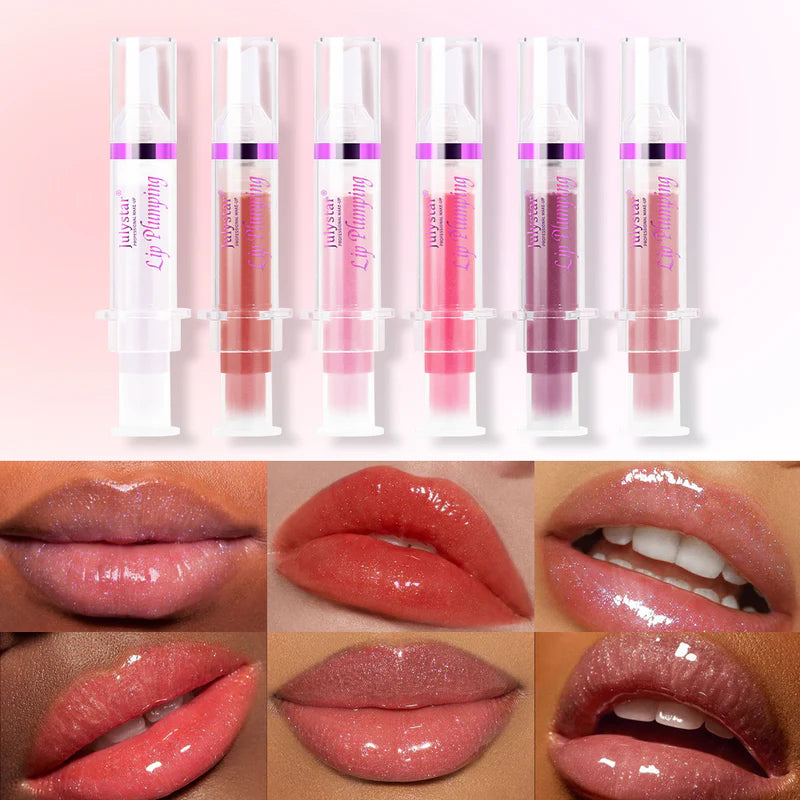 Lip Plumping Booster, Spicy Lip Plumping Oil, Ultra Hydrating Glossy Lip Plumper, Natural Fuller Lip Gloss For Girls Women
