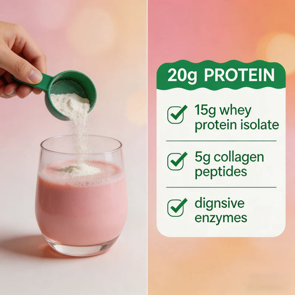 WINYEL Nutrition Clear Protein Collagen Peptides, Raspberry Lemonade, 20g Protein, Zero Sugar, Grass-Fed Whey, 250g